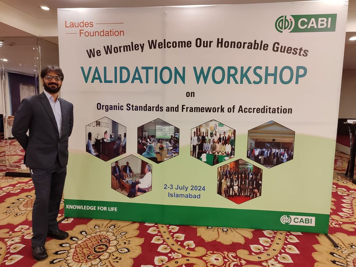 Validation Workshop on Organic Standards and Framework of Accreditation, Islamabad, July 2024