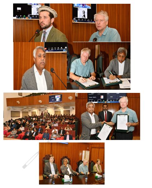 Seminar and MoU signing with a German delegation at PMAS Arid Agriculture University