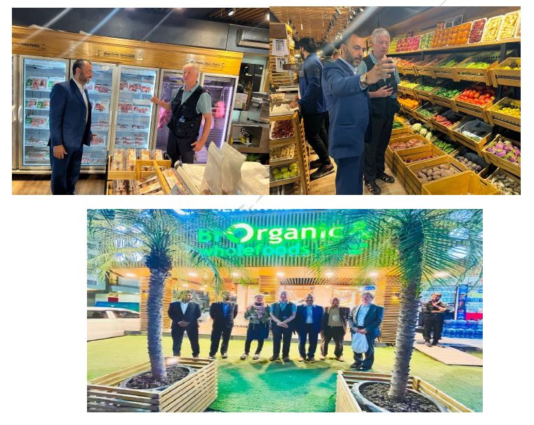 Organic retail visit during the German delegation programme